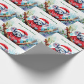 Vrolijk Aussie Kerstmis Koala Cadeaupapier (Hoek)