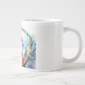 Vrolijk Aussie Kerstmis Koala Grote Koffiekop (Rechts)