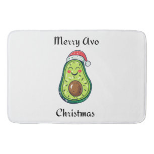 Vrolijk Avo Kerstmis Badmat