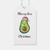 Vrolijk Avo Kerstmis Cadeaulabel (Achterkant)