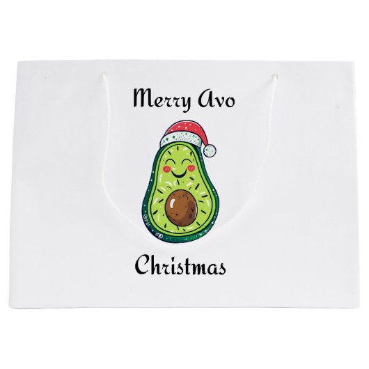 Vrolijk Avo Kerstmis Groot Cadeauzakje (Voorkant)