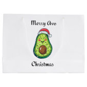 Vrolijk Avo Kerstmis Groot Cadeauzakje (Achterkant)