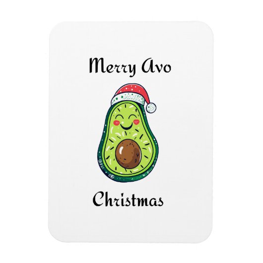 Vrolijk Avo Kerstmis Magneet (Verticaal)