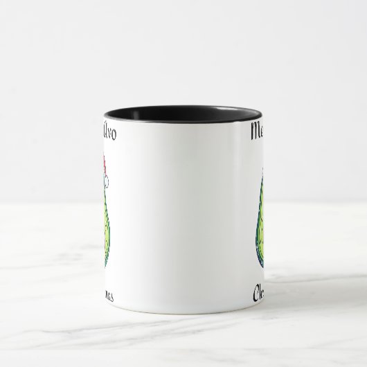 Vrolijk Avo Kerstmis Mok (Midden)