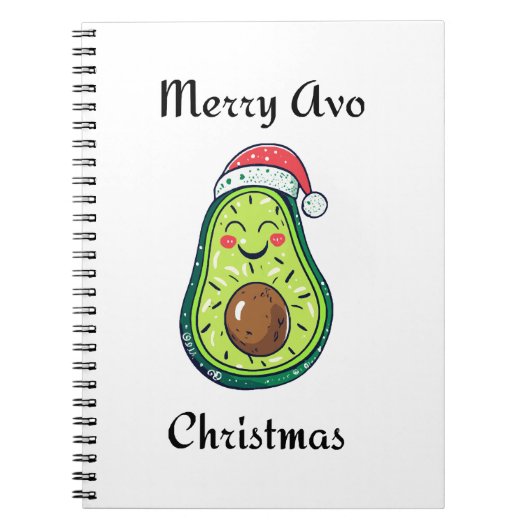Vrolijk Avo Kerstmis Notitieboek (Voorkant)