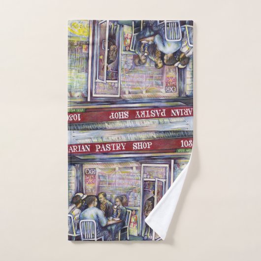 vrolijk bad handdoek (Handdoek)