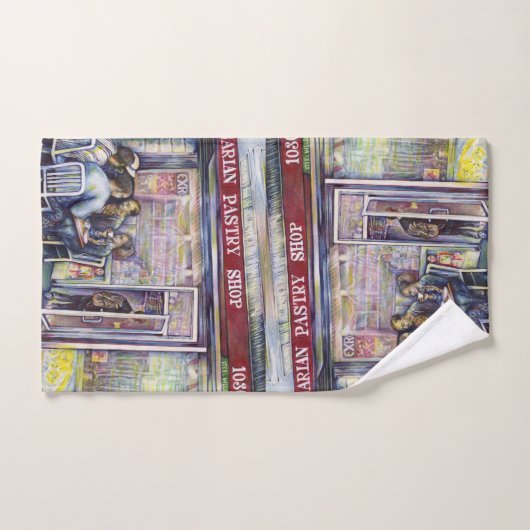 vrolijk bad handdoek (Handdoek)