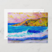 vrolijk beachcombi briefkaart (Voorkant / Achterkant)