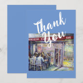 vrolijk bedankkaart (Voorkant / Achterkant)