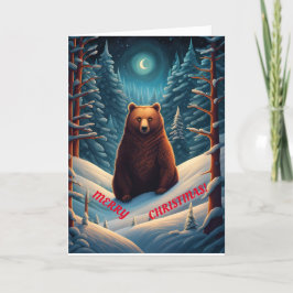 VROLIJK BEER KERST KAART VOOR IEDEREEN