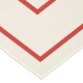 Vrolijk  Beer met kerstmis en boommonogram Tafelkleed (Gekanteld)