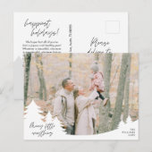 Vrolijk beetje alles, familie foto, modern briefkaart (Voorkant / Achterkant)