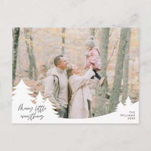 Vrolijk beetje alles, familie foto, modern briefkaart