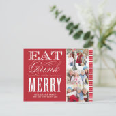 VROLIJK BEN MET STREPEN %PIPE% BRIEFKAART VAN DE (Staand voorkant)