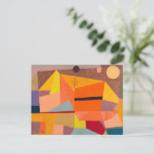 Vrolijk berglandschap, Paul Klee Abstracte kunst Briefkaart (Staand voorkant)