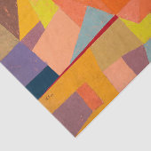 Vrolijk berglandschap, Paul Klee Abstracte kunst Tissuepapier (Detail)