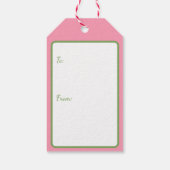 Vrolijk Birthday! Balloon Cadeaulabel (Achterkant)