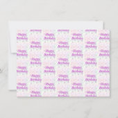 Vrolijk Birthday! Bedankkaart (Voorkant)