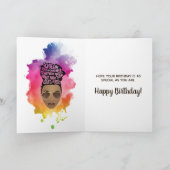 Vrolijk Birthday! Bevordering van de Waterverf van Kaart (Binnen)