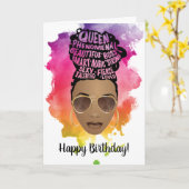 Vrolijk Birthday! Bevordering van de Waterverf van Kaart (Gele Bloem)