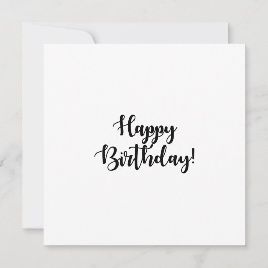 Vrolijk Birthday! Bevordering van zwarte vrouwen,  Kaart (Achterkant)