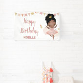 Vrolijk Birthday! Black Princess Ballerina Spandoek (Insitu)