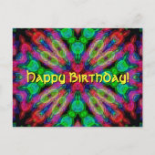 Vrolijk Birthday! Briefkaart (Voorkant)