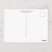 Vrolijk Birthday! Briefkaart van Oranje en gele ro (Achterkant)