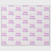 Vrolijk Birthday! Cadeaupapier (Vlak)