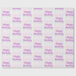 Vrolijk Birthday! Cadeaupapier