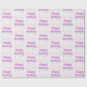 Vrolijk Birthday! Cadeaupapier