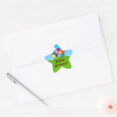 Vrolijk Birthday! Celebratieballonnen Ster Sticker (Envelop)