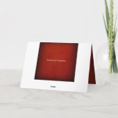 Vrolijk Birthday Dramatische Red Kaart (Achterkant)