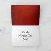 Vrolijk Birthday Dramatische Red Kaart (Binnen)