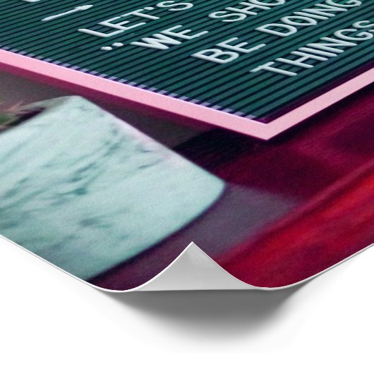 Vrolijk Birthday! Funny Naughty Trouble Poster (Hoek)