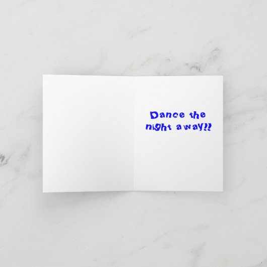 Vrolijk Birthday! Kaart (Binnen)