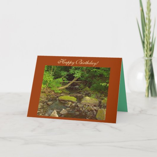 Vrolijk Birthday! Kaart (Voorkant)