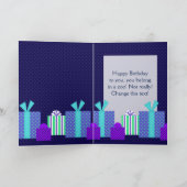 Vrolijk Birthday! | Luchtballonnen, Cadeaus en kac Kaart (Binnen)