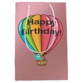 Vrolijk Birthday! Middelgrote cadeautas (Voorkant)