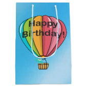 Vrolijk Birthday! Middelgrote cadeautas (Achterkant)