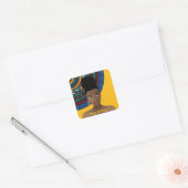 Vrolijk Birthday! | Natuurlijke schoonheid, geïnsp Vierkante Sticker (Envelop)