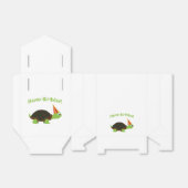 Vrolijk Birthday! Schildpad Bedankdoosjes (Uitgevouwen)