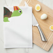 Vrolijk Birthday! Schildpad Theedoek (Quarter Fold)