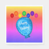 Vrolijk Birthday! Servet (Voorkant)