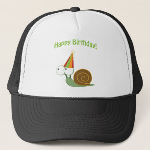 Vrolijk Birthday! slak Trucker Pet