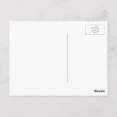 Vrolijk Birthday! Snowman Briefkaart (Achterkant)
