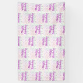 Vrolijk Birthday! Spandoek (Verticaal)