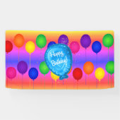 Vrolijk Birthday! Spandoek (Horizontaal)