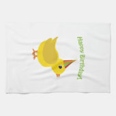 Vrolijk Birthday. Theedoek (Horizontaal)