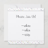 Vrolijk Birthday! Van partijganzen Kaart (Achterkant)